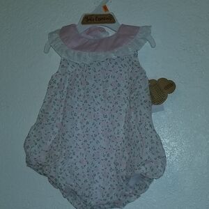 Baby Essentials Pink Floral Romper